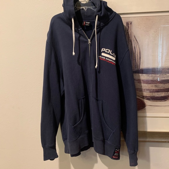 Ralph Lauren Other - Ralph Lauren Polo Dark Blue Zip-Up Hoodie